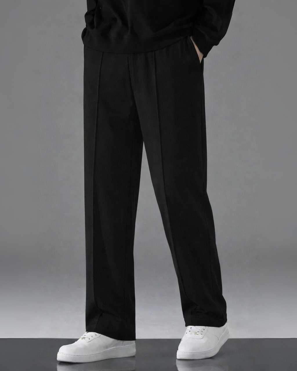 Monaco Black Tailored Trousers