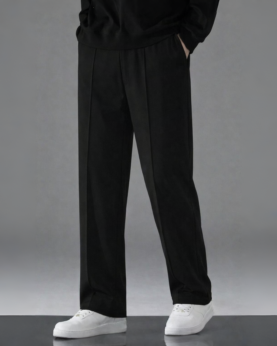 Monaco Black Tailored Trousers