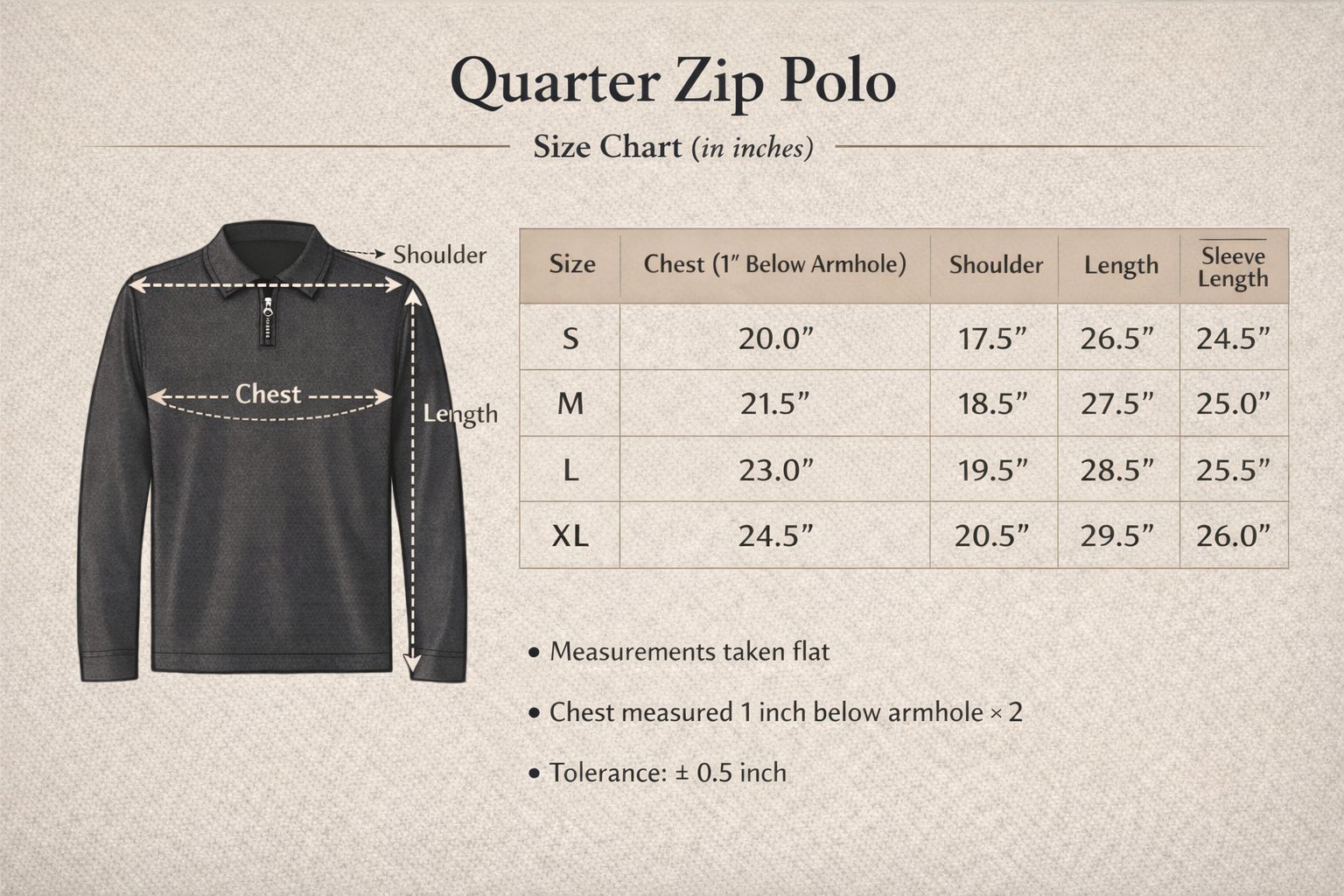 Ice White Quarter Zip