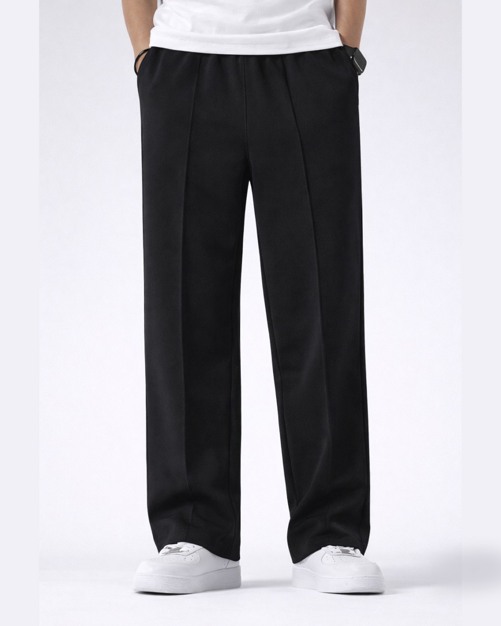 Monaco Black Tailored Trousers